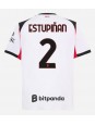 AC Milan Pervis Estupinan #2 Replika Borta Kläder 2025-26 Kortärmad